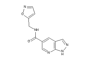 Image of N-(isoxazol-5-ylmethyl)-1H-pyrazolo[3,4-b]pyridine-5-carboxamide