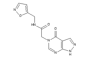 N-(isoxazol-5-ylmethyl)-2-(4-keto-1H-pyrazolo[3,4-d]pyrimidin-5-yl)acetamide