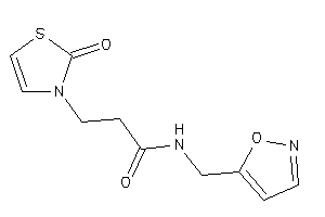 N-(isoxazol-5-ylmethyl)-3-(2-keto-4-thiazolin-3-yl)propionamide