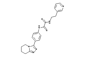 N-[2-(3-pyridyl)ethyl]-N'-[4-(5,6,7,8-tetrahydro-[1,2,4]triazolo[4,3-a]pyridin-3-yl)phenyl]oxamide