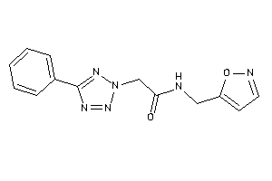 N-(isoxazol-5-ylmethyl)-2-(5-phenyltetrazol-2-yl)acetamide