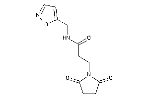 N-(isoxazol-5-ylmethyl)-3-succinimido-propionamide