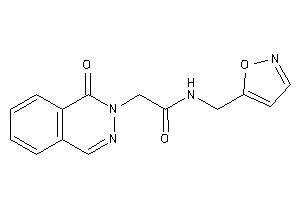 N-(isoxazol-5-ylmethyl)-2-(1-ketophthalazin-2-yl)acetamide