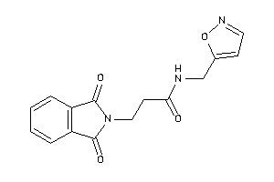 N-(isoxazol-5-ylmethyl)-3-phthalimido-propionamide