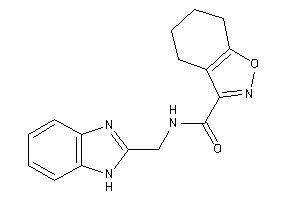 Image of N-(1H-benzimidazol-2-ylmethyl)-4,5,6,7-tetrahydroindoxazene-3-carboxamide
