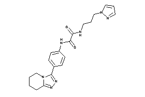 N-(3-pyrazol-1-ylpropyl)-N'-[4-(5,6,7,8-tetrahydro-[1,2,4]triazolo[4,3-a]pyridin-3-yl)phenyl]oxamide