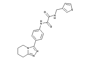 N'-[4-(5,6,7,8-tetrahydro-[1,2,4]triazolo[4,3-a]pyridin-3-yl)phenyl]-N-(3-thenyl)oxamide