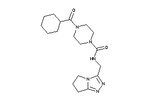 4-(cyclohexanecarbonyl)-N-(6,7-dihydro-5H-pyrrolo[2,1-c][1,2,4]triazol-3-ylmethyl)piperazine-1-carboxamide