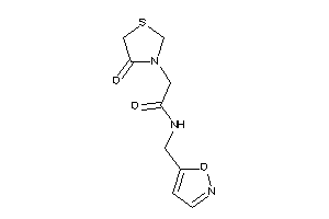 N-(isoxazol-5-ylmethyl)-2-(4-ketothiazolidin-3-yl)acetamide