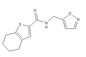 N-(isoxazol-5-ylmethyl)-4,5,6,7-tetrahydrobenzothiophene-2-carboxamide