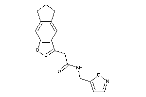 2-(6,7-dihydro-5H-cyclopenta[f]benzofuran-3-yl)-N-(isoxazol-5-ylmethyl)acetamide