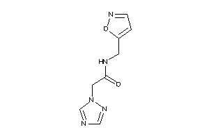 N-(isoxazol-5-ylmethyl)-2-(1,2,4-triazol-1-yl)acetamide