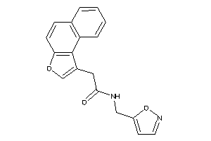 2-benzo[e]benzofuran-1-yl-N-(isoxazol-5-ylmethyl)acetamide