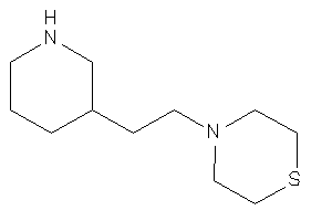 4-[2-(3-piperidyl)ethyl]thiomorpholine