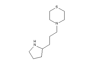 4-(3-pyrrolidin-2-ylpropyl)thiomorpholine