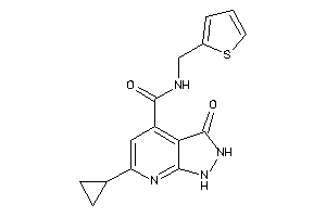 6-cyclopropyl-3-keto-N-(2-thenyl)-1,2-dihydropyrazolo[3,4-b]pyridine-4-carboxamide