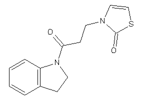 3-(3-indolin-1-yl-3-keto-propyl)-4-thiazolin-2-one