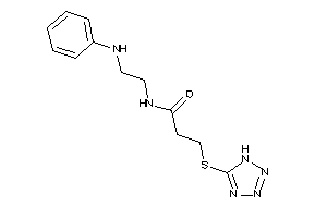 N-(2-anilinoethyl)-3-(1H-tetrazol-5-ylthio)propionamide