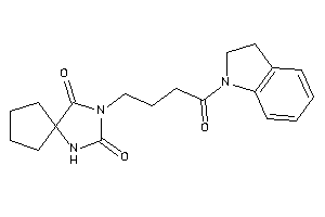 3-(4-indolin-1-yl-4-keto-butyl)-1,3-diazaspiro[4.4]nonane-2,4-quinone