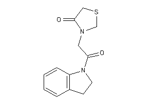 3-(2-indolin-1-yl-2-keto-ethyl)thiazolidin-4-one