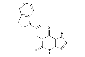 1-(2-indolin-1-yl-2-keto-ethyl)-7H-xanthine