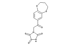 1-[2-(3,4-dihydro-2H-1,5-benzodioxepin-7-yl)-2-keto-ethyl]imidazolidine-2,4,5-trione