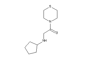 2-(cyclopentylamino)-1-thiomorpholino-ethanone