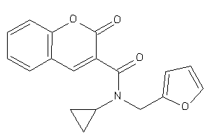 N-cyclopropyl-N-(2-furfuryl)-2-keto-chromene-3-carboxamide