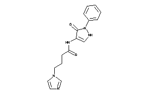 4-imidazol-1-yl-N-(5-keto-1-phenyl-3-pyrazolin-4-yl)butyramide