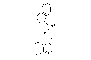 N-(5,6,7,8-tetrahydro-[1,2,4]triazolo[4,3-a]pyridin-3-ylmethyl)indoline-1-carboxamide