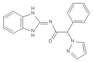 N-(1,3-dihydrobenzimidazol-2-ylidene)-2-phenyl-2-pyrazol-1-yl-acetamide