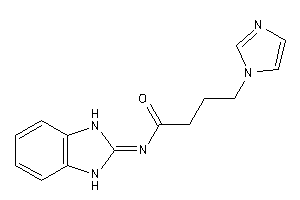 N-(1,3-dihydrobenzimidazol-2-ylidene)-4-imidazol-1-yl-butyramide