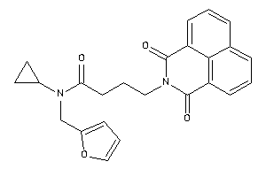 N-cyclopropyl-4-(diketoBLAHyl)-N-(2-furfuryl)butyramide