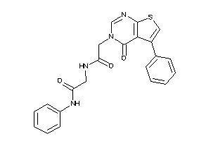 Image of 2-[[2-(4-keto-5-phenyl-thieno[2,3-d]pyrimidin-3-yl)acetyl]amino]-N-phenyl-acetamide