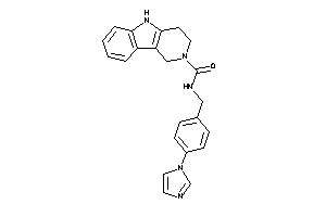 N-(4-imidazol-1-ylbenzyl)-1,3,4,5-tetrahydropyrido[4,3-b]indole-2-carboxamide