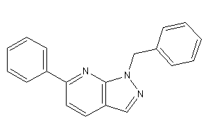 1-benzyl-6-phenyl-pyrazolo[3,4-b]pyridine