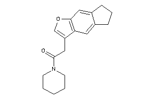 2-(6,7-dihydro-5H-cyclopenta[f]benzofuran-3-yl)-1-piperidino-ethanone