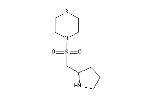 4-(pyrrolidin-2-ylmethylsulfonyl)thiomorpholine