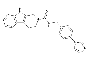 N-(4-imidazol-1-ylbenzyl)-1,3,4,9-tetrahydro-$b-carboline-2-carboxamide