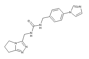 1-(6,7-dihydro-5H-pyrrolo[2,1-c][1,2,4]triazol-3-ylmethyl)-3-(4-imidazol-1-ylbenzyl)urea