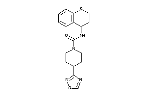 4-(1,2,4-oxadiazol-3-yl)-N-thiochroman-4-yl-piperidine-1-carboxamide