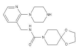 N-[(2-piperazino-3-pyridyl)methyl]-1,4-dioxa-8-azaspiro[4.5]decane-8-carboxamide