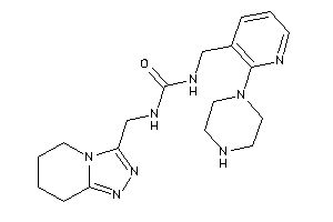 1-[(2-piperazino-3-pyridyl)methyl]-3-(5,6,7,8-tetrahydro-[1,2,4]triazolo[4,3-a]pyridin-3-ylmethyl)urea