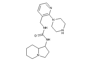 1-indolizidin-1-yl-3-[(2-piperazino-3-pyridyl)methyl]urea