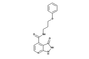 3-keto-N-(3-phenoxypropyl)-1,2-dihydropyrazolo[3,4-b]pyridine-4-carboxamide