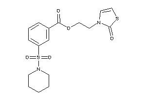 3-piperidinosulfonylbenzoic Acid 2-(2-keto-4-thiazolin-3-yl)ethyl Ester