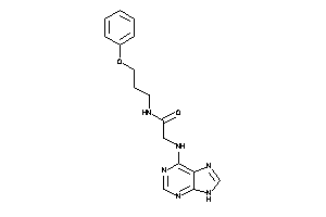 N-(3-phenoxypropyl)-2-(9H-purin-6-ylamino)acetamide