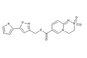 2,2-diketo-3,4-dihydropyrido[2,1-c][1,2,4]thiadiazine-7-carboxylic Acid [5-(2-thienyl)isoxazol-3-yl]methyl Ester