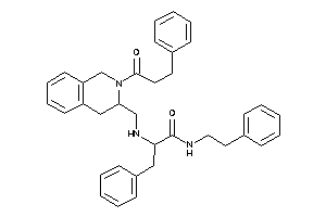 2-[(2-hydrocinnamoyl-3,4-dihydro-1H-isoquinolin-3-yl)methylamino]-N-phenethyl-3-phenyl-propionamide
