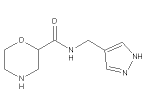 N-(1H-pyrazol-4-ylmethyl)morpholine-2-carboxamide